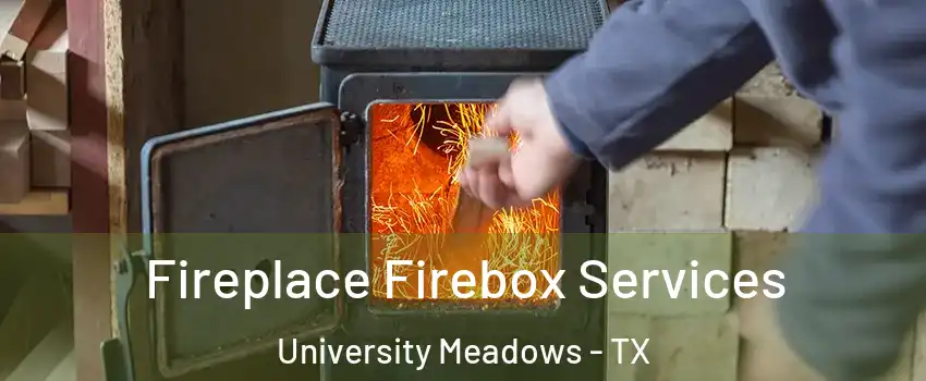Fireplace Firebox Services University Meadows - TX