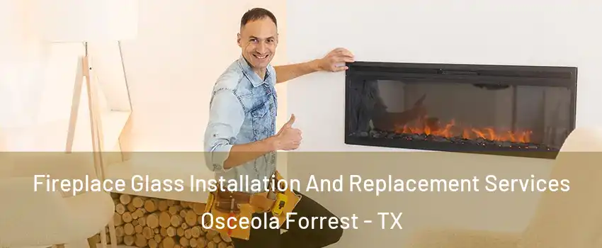 Fireplace Glass Installation And Replacement Services Osceola Forrest - TX
