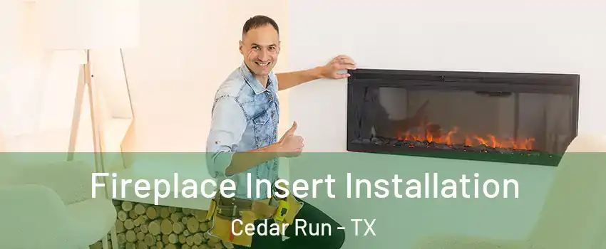 Fireplace Insert Installation Cedar Run - TX