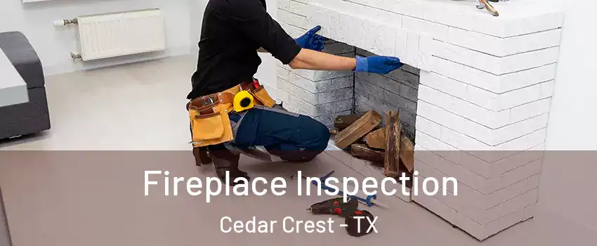 Fireplace Inspection Cedar Crest - TX