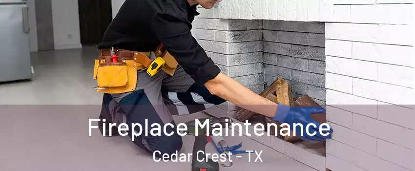 Fireplace Maintenance Cedar Crest - TX