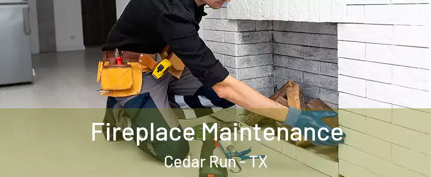 Fireplace Maintenance Cedar Run - TX