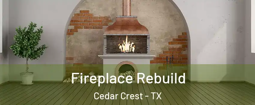 Fireplace Rebuild Cedar Crest - TX