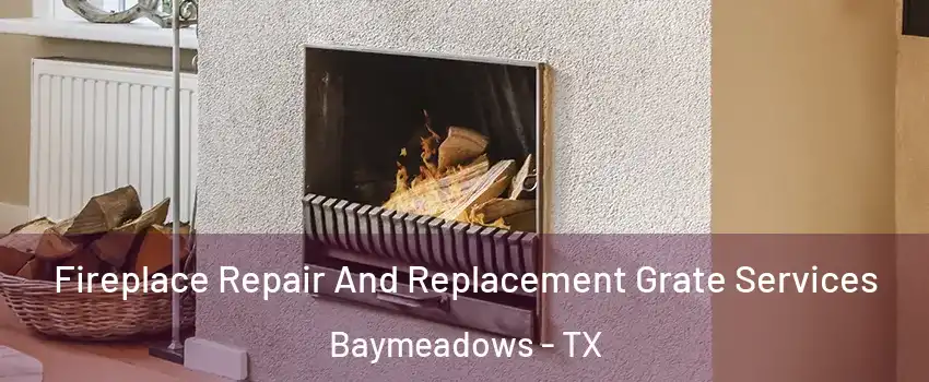 Fireplace Repair And Replacement Grate Services Baymeadows - TX