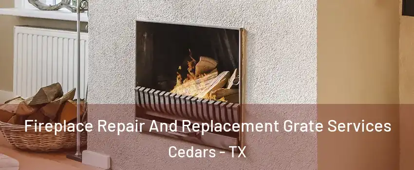 Fireplace Repair And Replacement Grate Services Cedars - TX