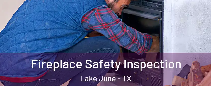 Fireplace Safety Inspection Lake June - TX