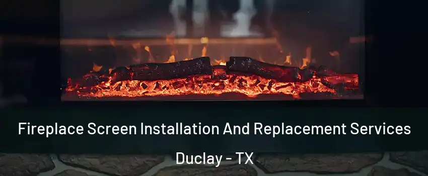 Fireplace Screen Installation And Replacement Services Duclay - TX