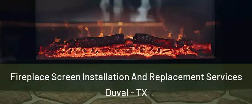 Fireplace Screen Installation And Replacement Services Duval - TX