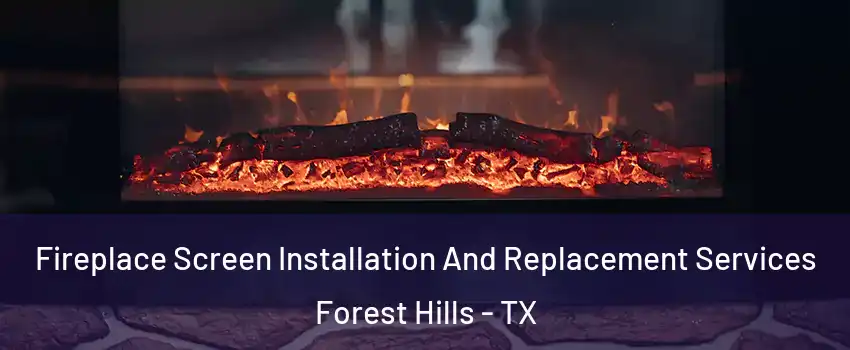 Fireplace Screen Installation And Replacement Services Forest Hills - TX