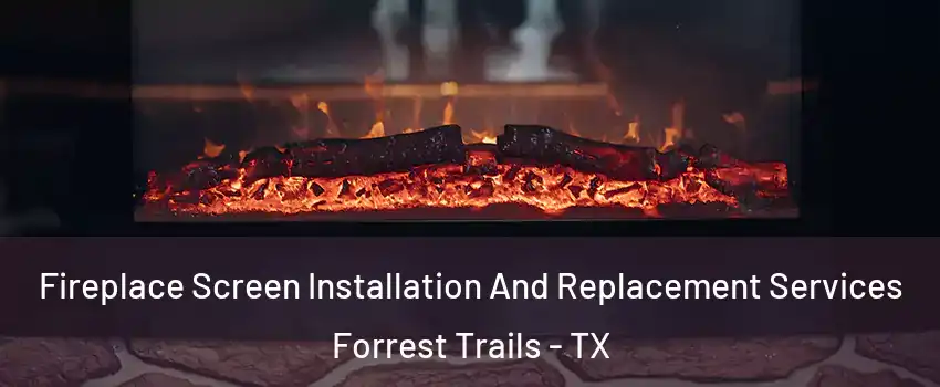 Fireplace Screen Installation And Replacement Services Forrest Trails - TX