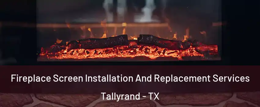 Fireplace Screen Installation And Replacement Services Tallyrand - TX