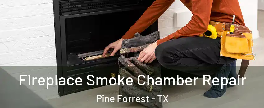 Fireplace Smoke Chamber Repair Pine Forrest - TX