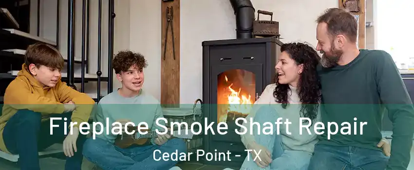 Fireplace Smoke Shaft Repair Cedar Point - TX