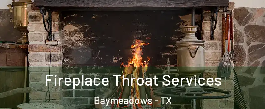 Fireplace Throat Services Baymeadows - TX