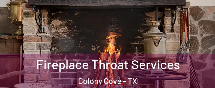 Fireplace Throat Services Colony Cove - TX