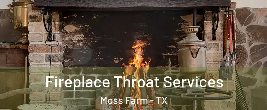 Fireplace Throat Services Moss Farm - TX