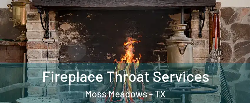 Fireplace Throat Services Moss Meadows - TX