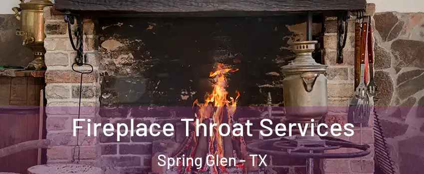 Fireplace Throat Services Spring Glen - TX