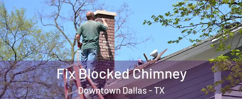 Fix Blocked Chimney Downtown Dallas - TX