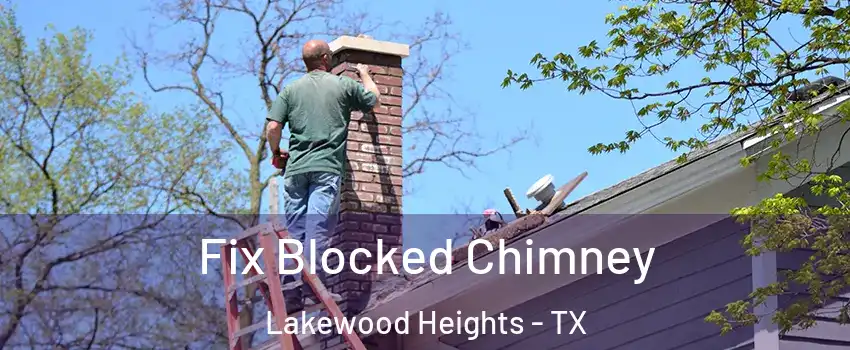 Fix Blocked Chimney Lakewood Heights - TX