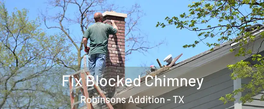 Fix Blocked Chimney Robinsons Addition - TX