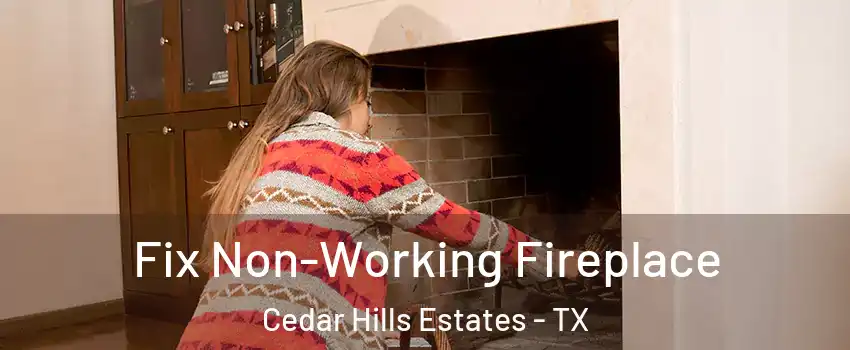 Fix Non-Working Fireplace Cedar Hills Estates - TX