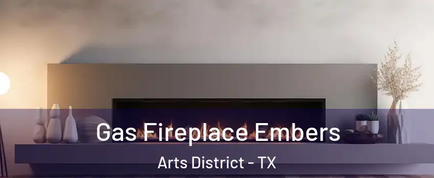 Gas Fireplace Embers Arts District - TX