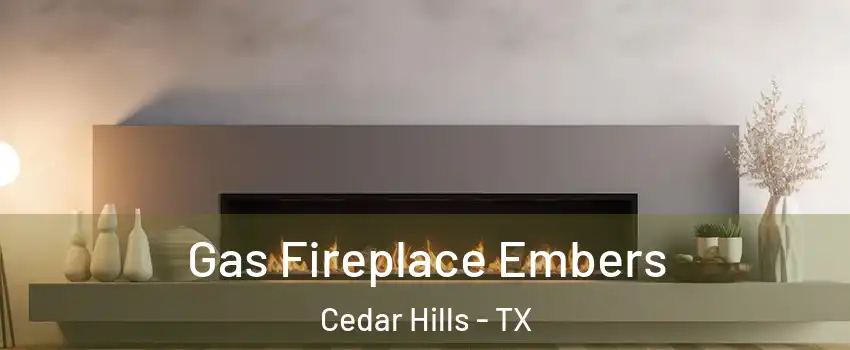 Gas Fireplace Embers Cedar Hills - TX