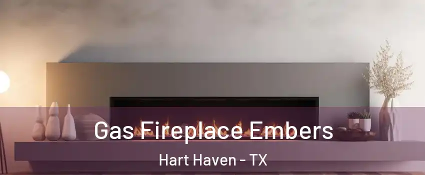 Gas Fireplace Embers Hart Haven - TX