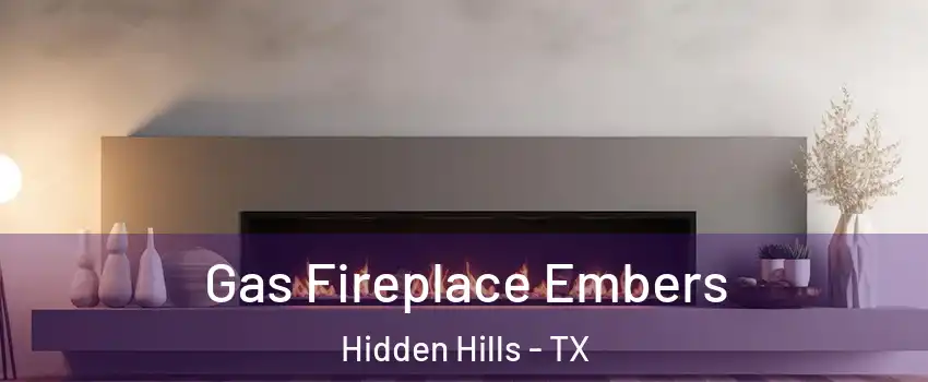 Gas Fireplace Embers Hidden Hills - TX