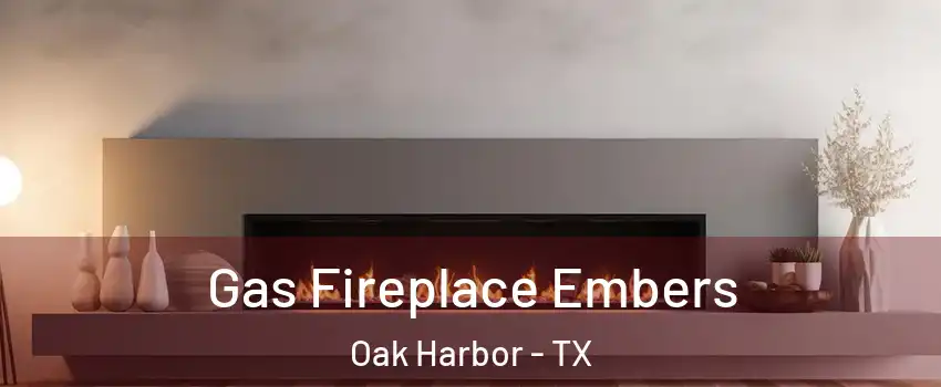 Gas Fireplace Embers Oak Harbor - TX