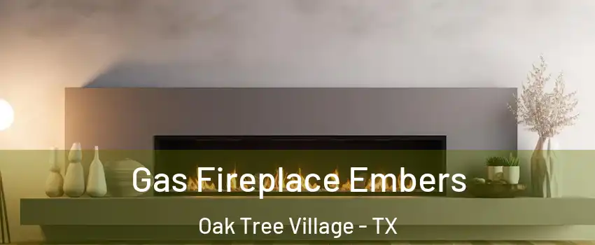 Gas Fireplace Embers Oak Tree Village - TX