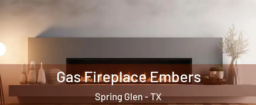 Gas Fireplace Embers Spring Glen - TX