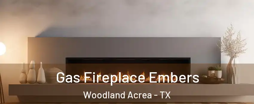 Gas Fireplace Embers Woodland Acrea - TX