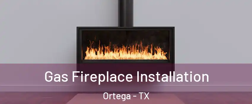 Gas Fireplace Installation Ortega - TX