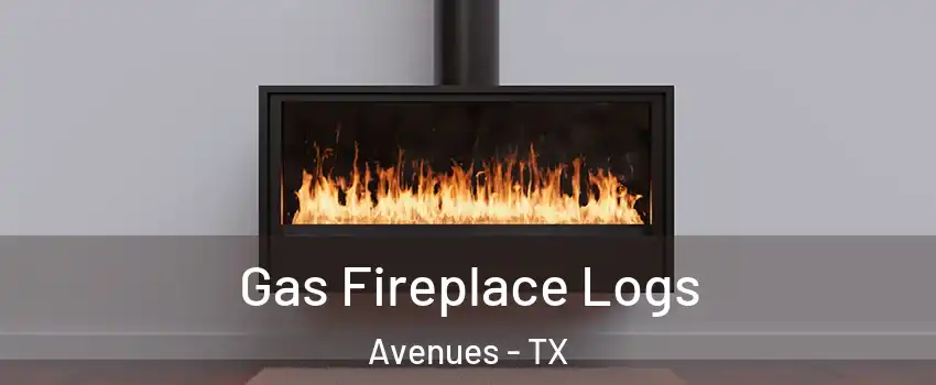 Gas Fireplace Logs Avenues - TX