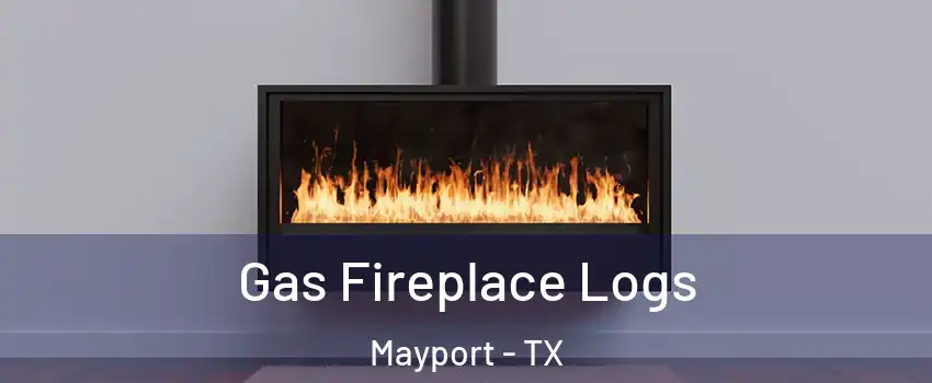 Gas Fireplace Logs Mayport - TX