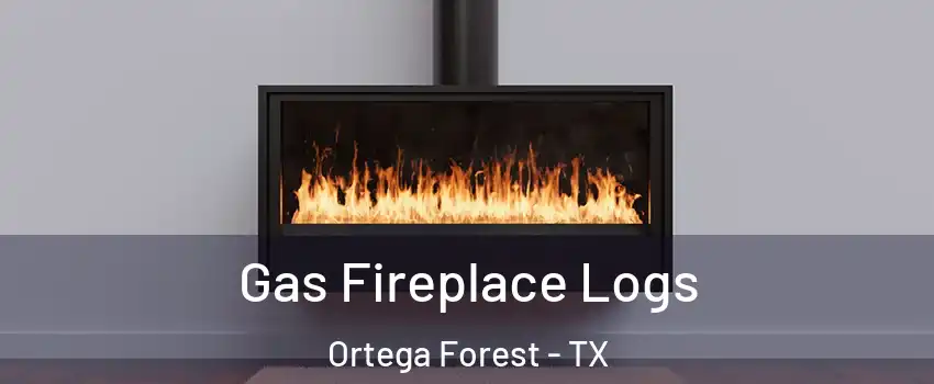Gas Fireplace Logs Ortega Forest - TX