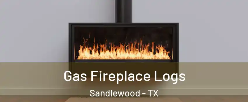 Gas Fireplace Logs Sandlewood - TX