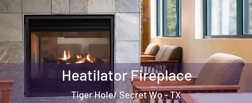 Heatilator Fireplace Tiger Hole/ Secret Wo - TX