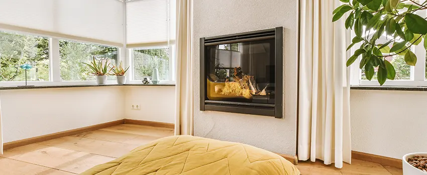 Residential Fireplace Ceramic Glass Installation in Downtown Dallas, TX