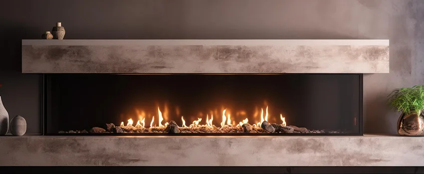 Gas Refractory Fireplace Logs in Downtown Dallas, TX
