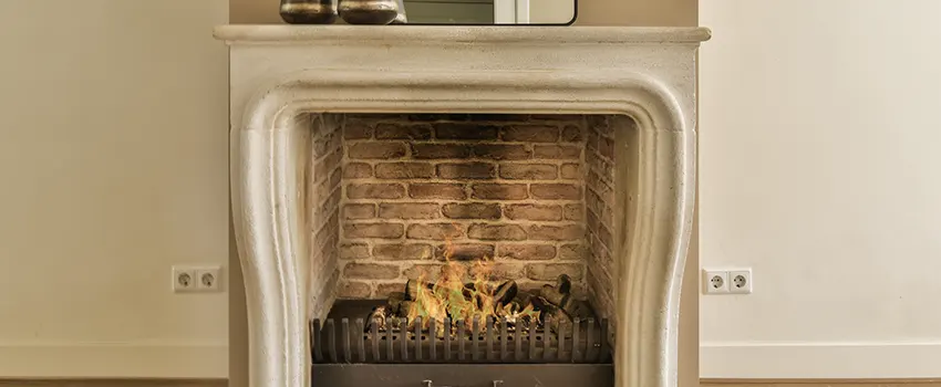 Vintage-style Fireplace Redesign in Downtown Dallas, Texas