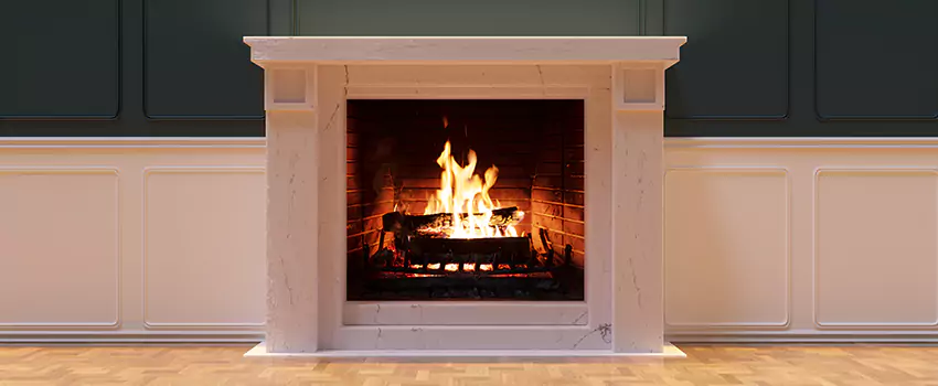 Open Flame Wood-Burning Fireplace Installation Services in Downtown Dallas, Texas