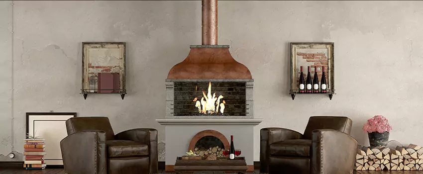Thelin Hearth Products Providence Pellet Insert Fireplace Installation in Downtown Dallas, TX