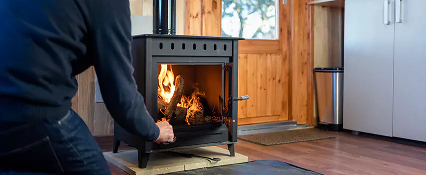 Open Hearth Wood Fireplace Installation in Downtown Dallas, TX