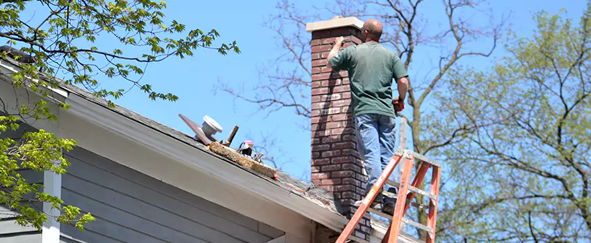 Vinyl and PVC Chimney Flashing Installation in Downtown Dallas, TX