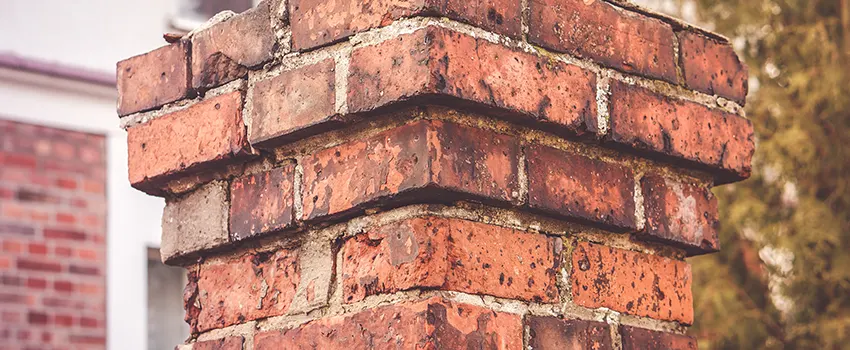 Cracked Chimney Bricks Repair Cost in Downtown Dallas, Texas