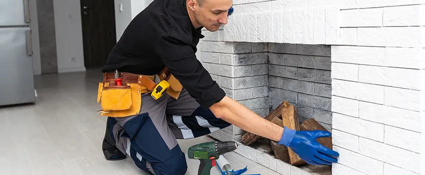 Fireplace Damaged Damper Frame Repair Services in Downtown Dallas, Texas