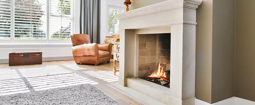 Vintage Fireplace Refacing in Downtown Dallas, Texas